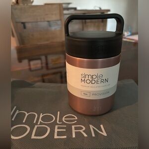 NWT Simple Modern 12oz Provision Jar - rose gold